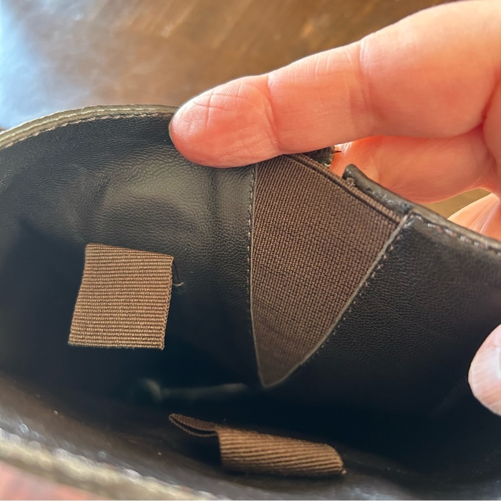 Tory Burch Keaton Chocolate Brown Leather Boots. Size 6. - Picture 13 of 16